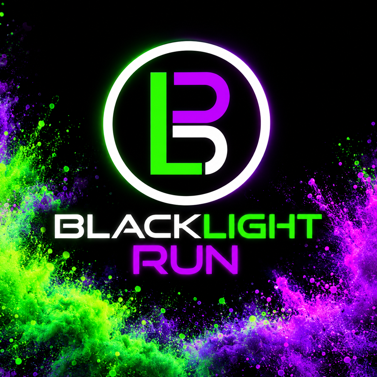 Custom poster for Blacklight Run