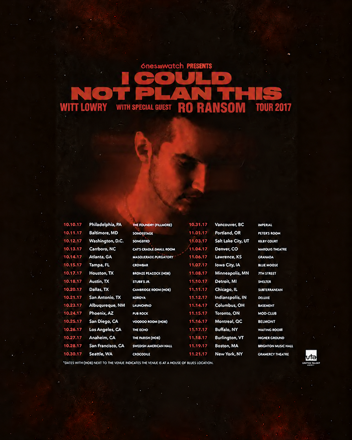Edited poster for Witt Lowry: I Could Not Plan This Tour