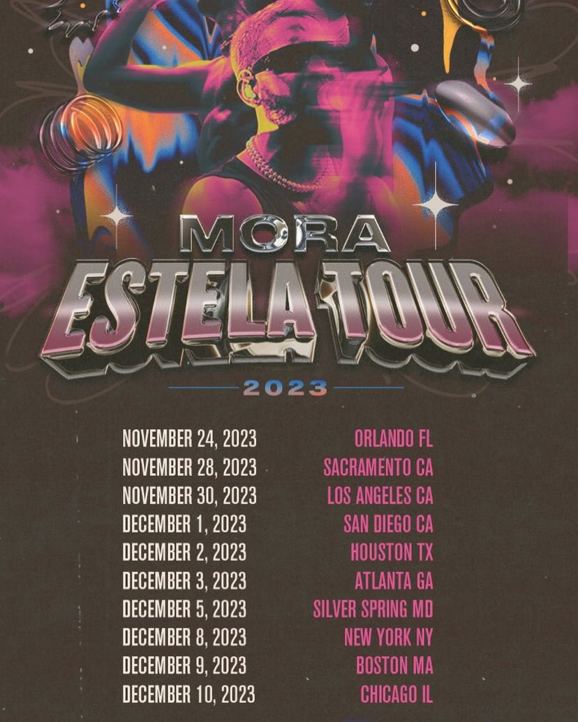 Tour artwork for Mora: Estela Tour