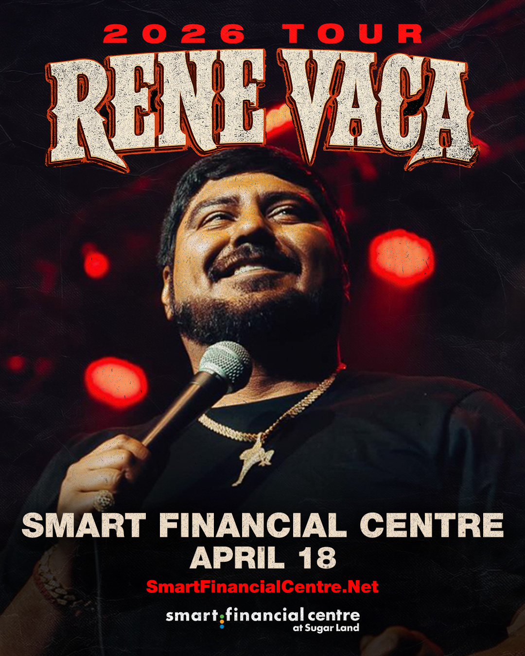 Event poster for René Vaca: 2026 Tour